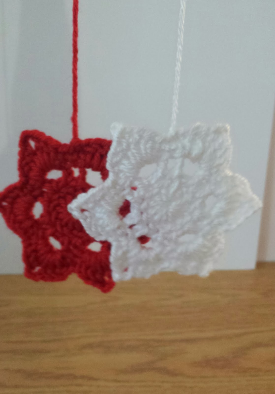 crochet christmas star snowflake