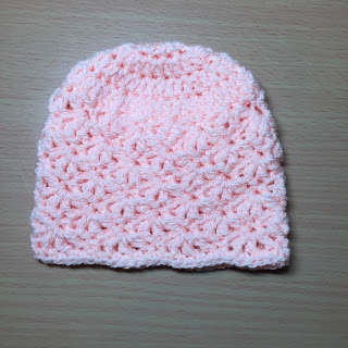 Crochet Shell Newborn Beanie Tutorial 
