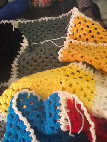 Crochet Plus Join Charity Square Afghan