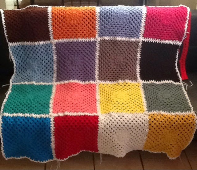 Crochet Plus Join Charity Square Afghan
