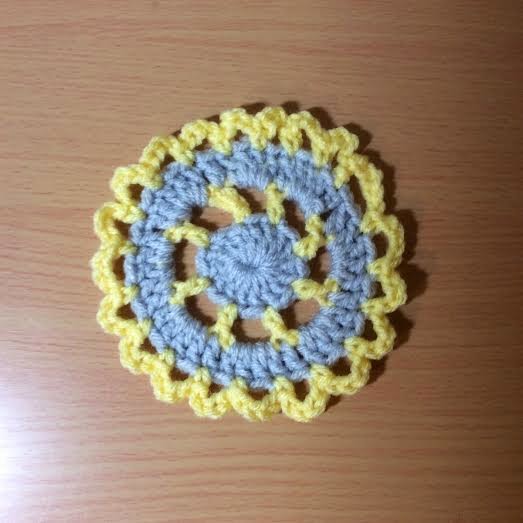 crochet motif turn square