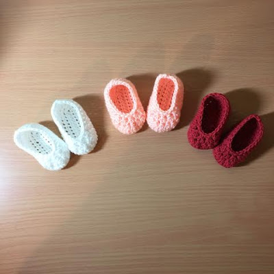 Crochet Simple Newborn Booties Tutorial