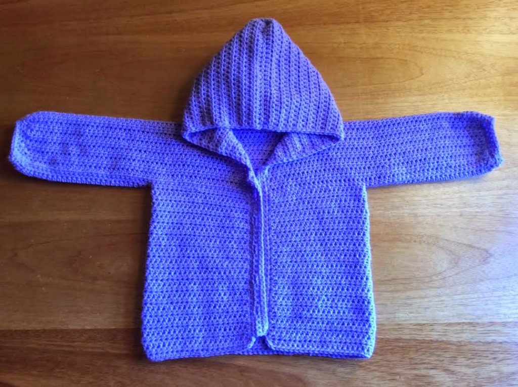 Crochet Three Way Baby Sweater - hookingisalifestyle